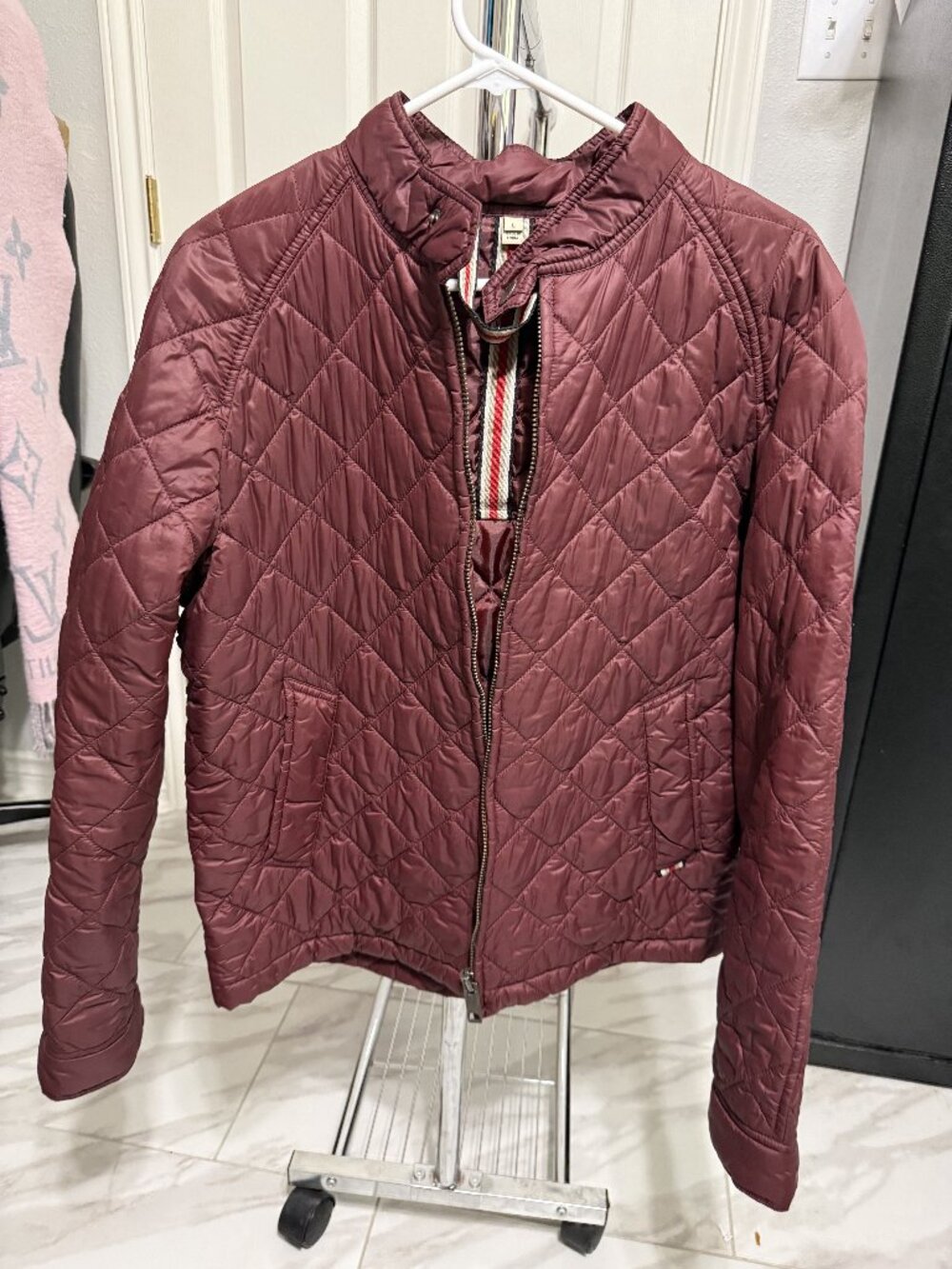 Burberry London Quilted Jacket Red - L